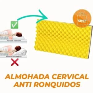 ALMOHADA CERVICAL ANTI RONQUIDO