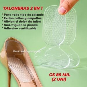TALONERAS 2 EN 1 REUTILIZABLE